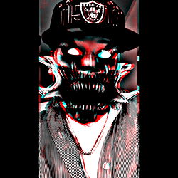 Vintage Futuristic Fashion: Face Mask Art