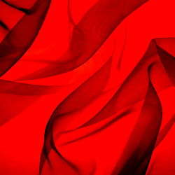 Stylized Red Abstract Art with Movement Lines