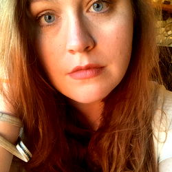 A Model Posing for a Selfie