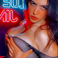 OnlyFans Model Red Jinx in Stylish Neon Fashion