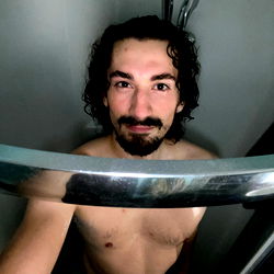 OnlyFans Creator Alexander Foisy in a Stripped Shower Room