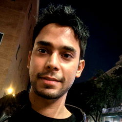 Imran Shaik, a Model and Actor, Sharing His Night on Social Media