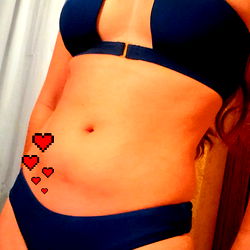 Amethyst Model in Bikini