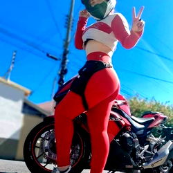 Stunning OnlyFans Model Alihat Taz in Red and Black Outfit