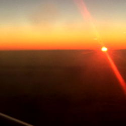 Dramatic Sunset View from Above