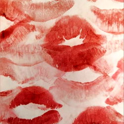 Vivid Lip Art with a Watercolor Effect
