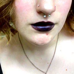 Adriana Ivy, Dark Gothic Makeup, Silver Piercings