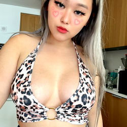 Ashley Kimm in Trendy Leopard Bikini Top