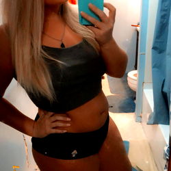 Alice's Intimate Moment in the Bathroom