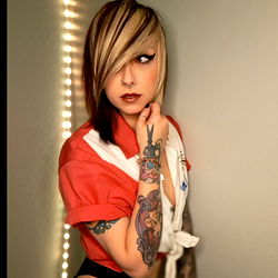 Babydolldarianxxx, a striking tattooed model