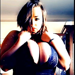 Bay bebe, a plus-size model with fuller figure and lingerie