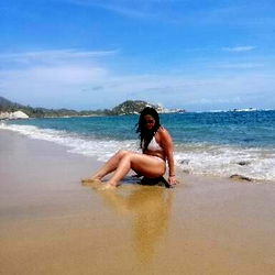 Beach Babe in Colombia