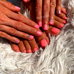 Professional Pedicure in Progress