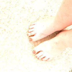 Jane's Barefoot Adventure on the Beach