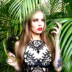 Goddess Kyaa Chimera: A Vision of Beauty Amidst the Tropical