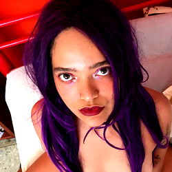 Afrodita London: OnlyFans Model, Purple Hair