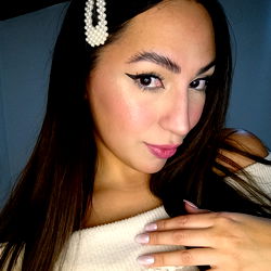 Fashionable Woman in Elegant Makeup