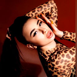 Alec Kiss, Leopard Print Bikini Model