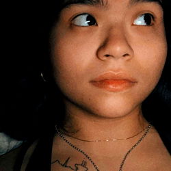 Sandy, a young woman with a captivating gaze