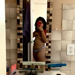 Aly Kalani in Bathroom Mirror