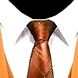 Model in a suit with a tie