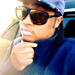 Fashionable Man in a Parking Lot