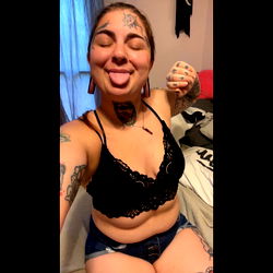 Tattooed Model with Piercings and Tattoos