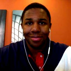 GJC's Smiling Photo at a Cafe