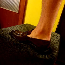 Feet Lover Showcasing New Shoe Model