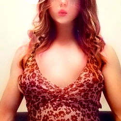 OnlyFans Model AQuiLA86 in a Floral Dress