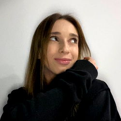 Young Adult Woman with Short Hair