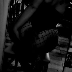 Stylish Model Posing in a Lingerie