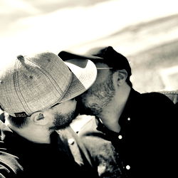 Candid Moment at the Beach