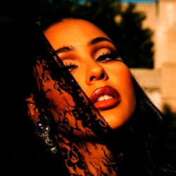 Model Portrait with Lace Veil