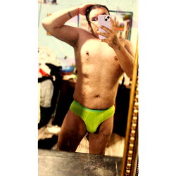 Adult Model in Bright Bikini