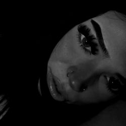 Emotional Portrait of Anastasia Rose: Intimate Moment in the Fog