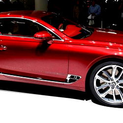 Luxury Sports Car Display at Auto Show