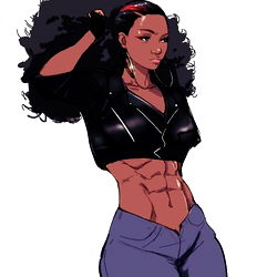 Fashionable Onlyfans Model in a Black Tank Top