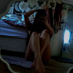 Vintage-Style Mirror Selfie