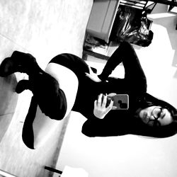 An OnlyFans Model in Her Pants and Boots