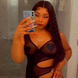 Model FairyVixxxen Showcasing Lingerie and Phone