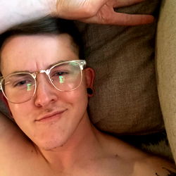 Ace S, 25-year-old model showcasing a casual, relaxed pose on social media