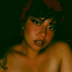 Model in Black and White Photo