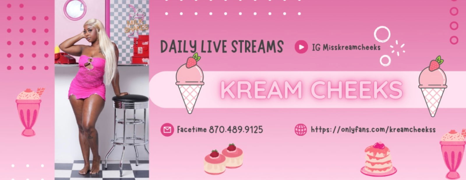 Miss Kream 🤍 FREE PAGE photo