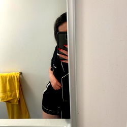 A Mysterious Selfie in Bathroom