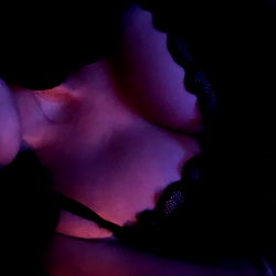 Model in Vibrant Lingerie