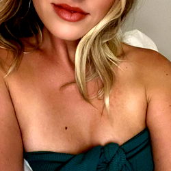 Anya, Fans-Only Model, Stunning in a Blue Dress!