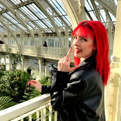 Model Posing at Aquarium