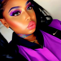 Curvy Kakes in Purple Jacket