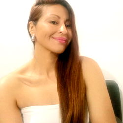 A person with long hair